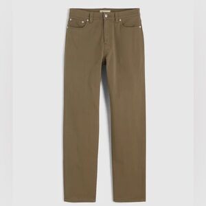 Madewell The Allday 1991 Straight-Leg Pant in Raw Umber Size 36 NWT $138 NW539